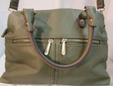 Charming Charlie Olive Green Large Satchel