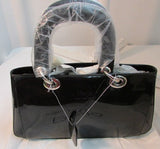 Beijo Patent Leather Black Satchel - NWT