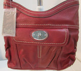 BOC Born Concept Burgundy Vinyl Purse