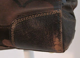 Coach Hampton Canvas and Leather Signature Carry All