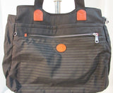 Beside-U Black Nylon Satchel Tote - NWT