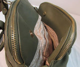 Charming Charlie Olive Green Large Satchel