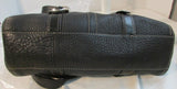 Coach Black Pebble Leather Chelsea Turnlock Satchel
