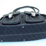 Dooney & Bourke Black Canvas Signature Satchel