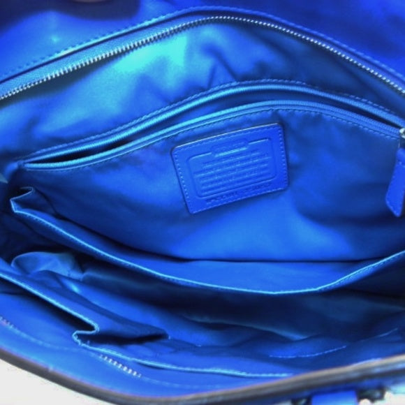 coach blue crossbody bag