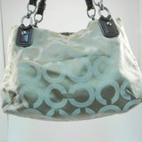 Coach Gold Signature Kristin Op Art Sateen Satchel