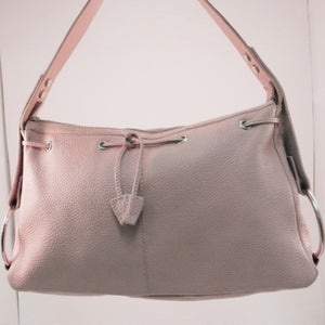 Guia's Made in Italy Peach Leather Shoulder Bag