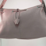 Guia's Made in Italy Peach Leather Shoulder Bag