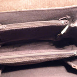 CIA New Wealth Trading Inc Brown Vinyl Crossbody