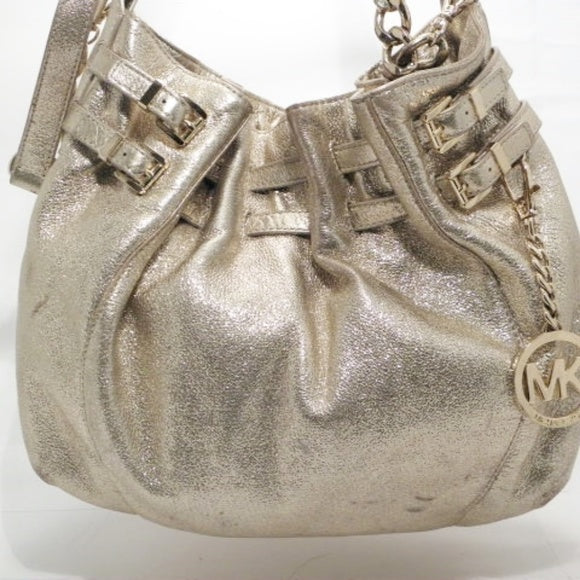 Michael Kors Metallic Gold Satchel