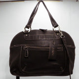 Croft & Barrows Brown Pebble Leather Satchel