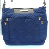 Adrienne Vittadini Navy Blue Quilted Crossbody Bag