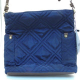 Adrienne Vittadini Navy Blue Quilted Crossbody Bag