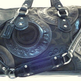 **GORGEOUS** Coach Ashley Brown and Black Satchel