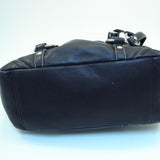 Coach Black Gallery Tote with Silver Hardware