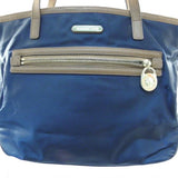 Michael Kors Kempton Navy Blue-Brown Shoulder Bag
