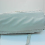 Betsey Johnson Diamond Quilted Large Cream Satchel