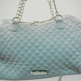Betsey Johnson Diamond Quilted Large Cream Satchel