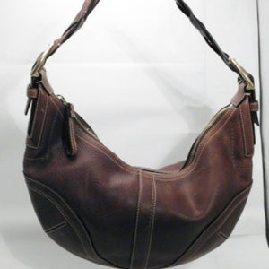 Coach Brown Leather Hobo Handbag