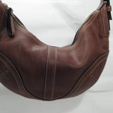 Coach Brown Leather Hobo Handbag