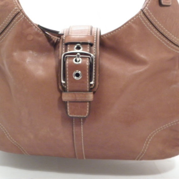 Coach Brown Leather Hobo Shoulder