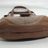 Coach Tan Khaki Signature Hobo Shoulder Handbag