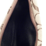 Coach Brown Signature Canvas Wristlet