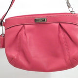 Coach Red Leather Wristlet