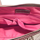 Dooney & Bourke Tan/Brown Signature Barrel Bag