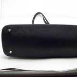 Cromia Black Shopping Saffiano Perla Purse