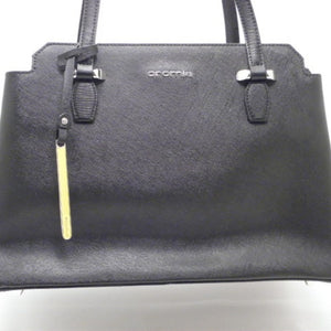 Cromia Black Shopping Saffiano Perla Purse