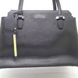 Cromia Black Shopping Saffiano Perla Purse