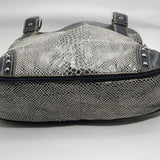 Sharif Studio Snakeskin Embossed Shoulder Bag