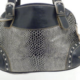 Sharif Studio Snakeskin Embossed Shoulder Bag