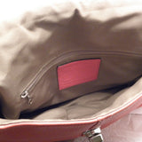 Coach Coral Red Pebble Leather Crossbody Handbag