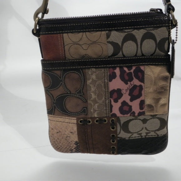 Coach Brown Multi-color Patchwork Crossbody Bag – MA & PAS TREASURES  CONSIGNMENT & AUCTIONS