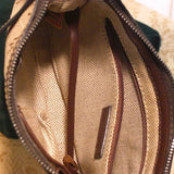 Dooney & Bourke Tan and Brown Signature Shoulder Bag