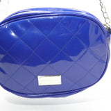 Betsey Johnson Blue Faux Leather Crossbody