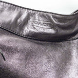 Coach Metallic Gray Leather Zoe Hobo Bag