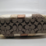 Coach Carly Signature Patchwork Shoulder Bag