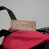 Dooney & Bourke Black and Grey Coated Canvas Satchel