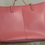 Coach Loganberry/Coral Leather Tote