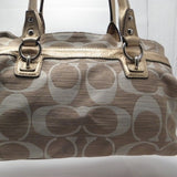 Coach Signature Penelope Cream/Gold Shoulder Bag