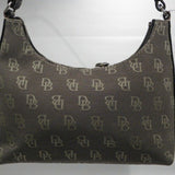 Dooney & Bourke Small Brown Signature Canvas Hobo