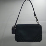 Coach Teal Leather Wristlet