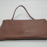 Coach Wristlet Brown Leather with Buckle Clasp