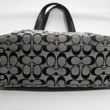 Coach Black SOHO Signature Jacquard Satchel
