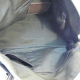 Coach Off-White and Brown Pebble Leather Satchel