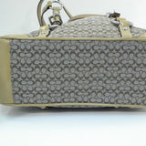 Coach Khaki/Camel Signature Patent Leather Tote