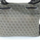 Dooney & Bourke Beige Canvas Leather Satchel